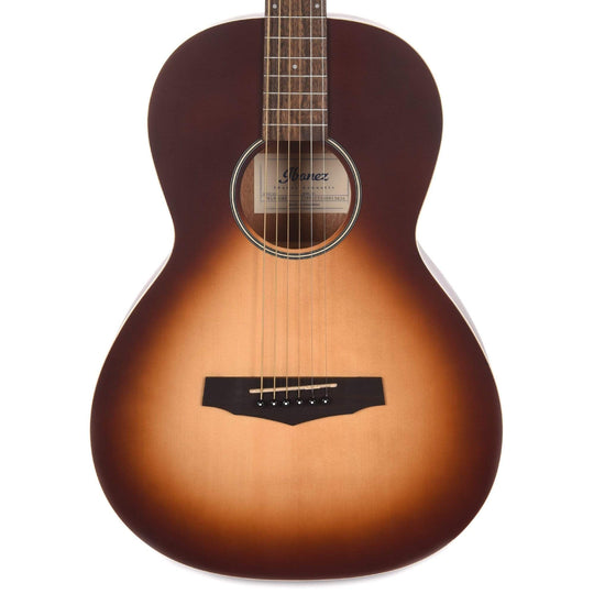 Ibanez PN19 Parlor Acoustic Guitar Open Pore Natural Brown Burst Acoustic Guitars / Parlor