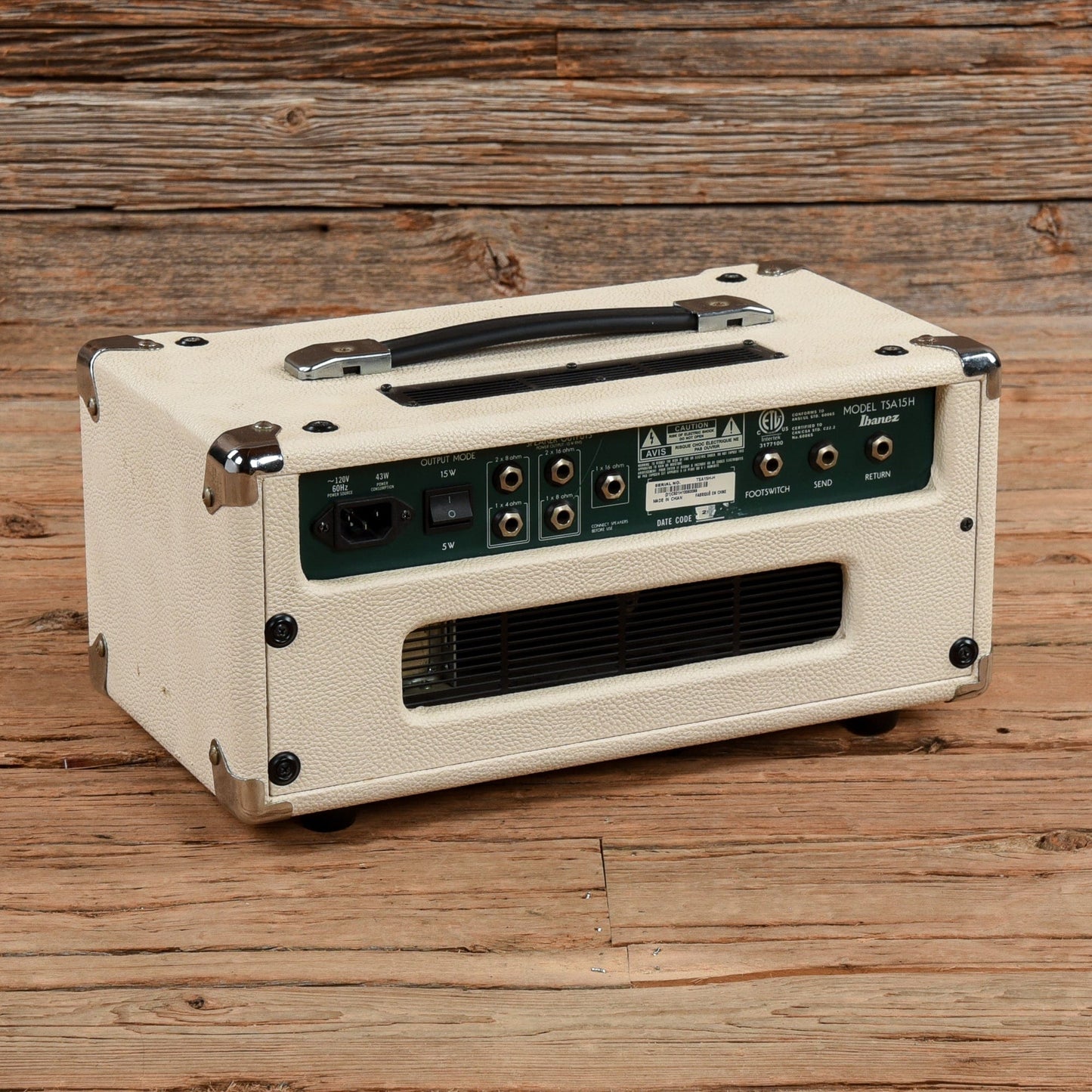 Ibanez TSA15H Tube Screamer 15-Watt Guitar Amp Head Amps / Guitar Cabinets