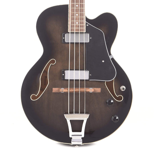 Ibanez AFB200 Artcore Hollow Body Electric Bass Transparent Black Sunburst Bass Guitars / 4-String