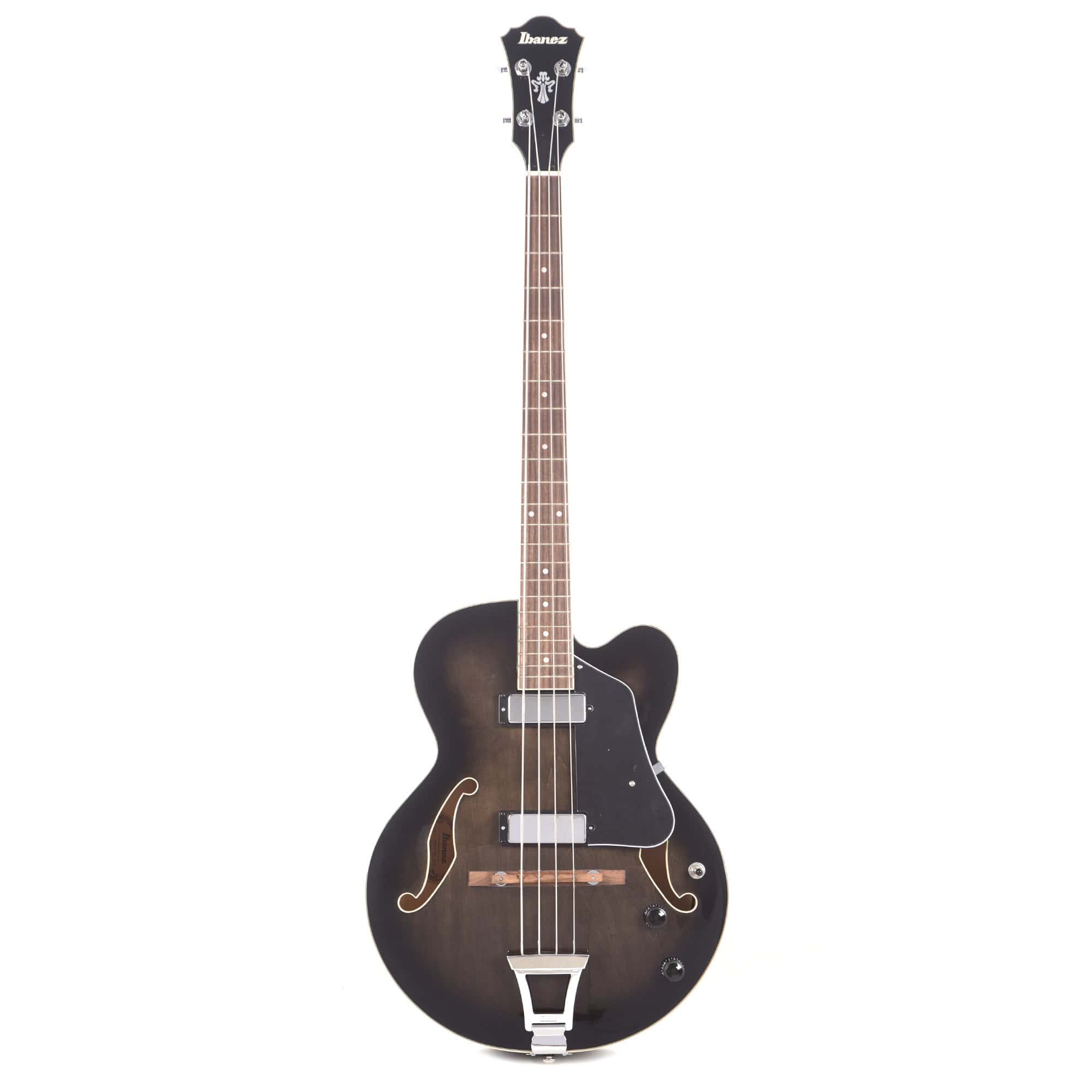 Ibanez AFB200 Artcore Hollow Body Electric Bass Transparent Black Sunburst Bass Guitars / 4-String
