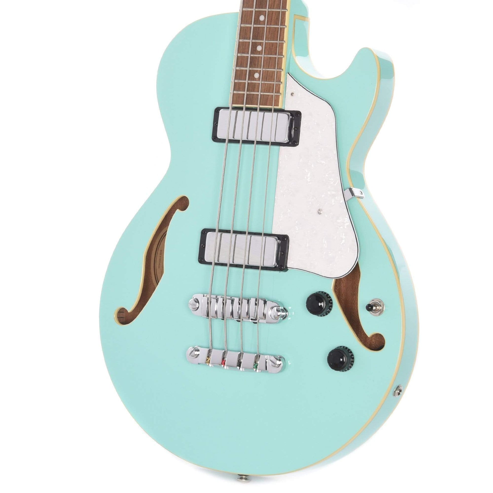 Ibanez AGB260 Artcore Hollow Body Bass Sea Foam Green Bass Guitars / 4-String