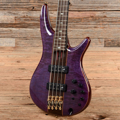 Ibanez SR2400 Premium Amethyst Purple Low Gloss Bass Guitars / 4-String