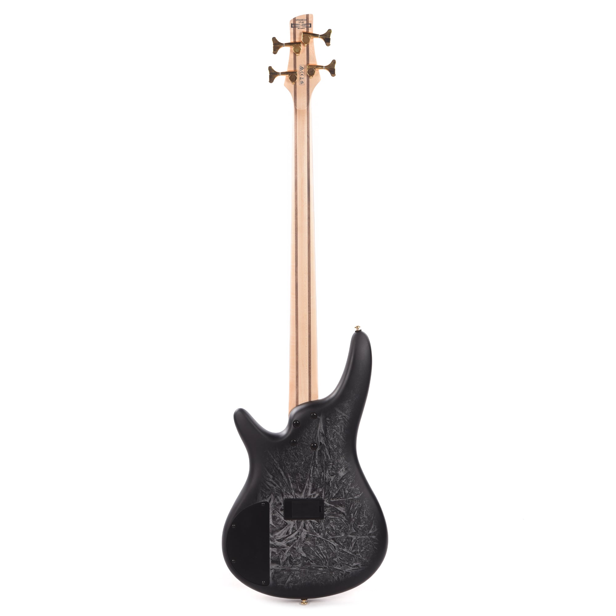 Ibanez SR300EDXBZM Standard 4-String Electric Bass Black Ice Frozen Matte Bass Guitars / 4-String