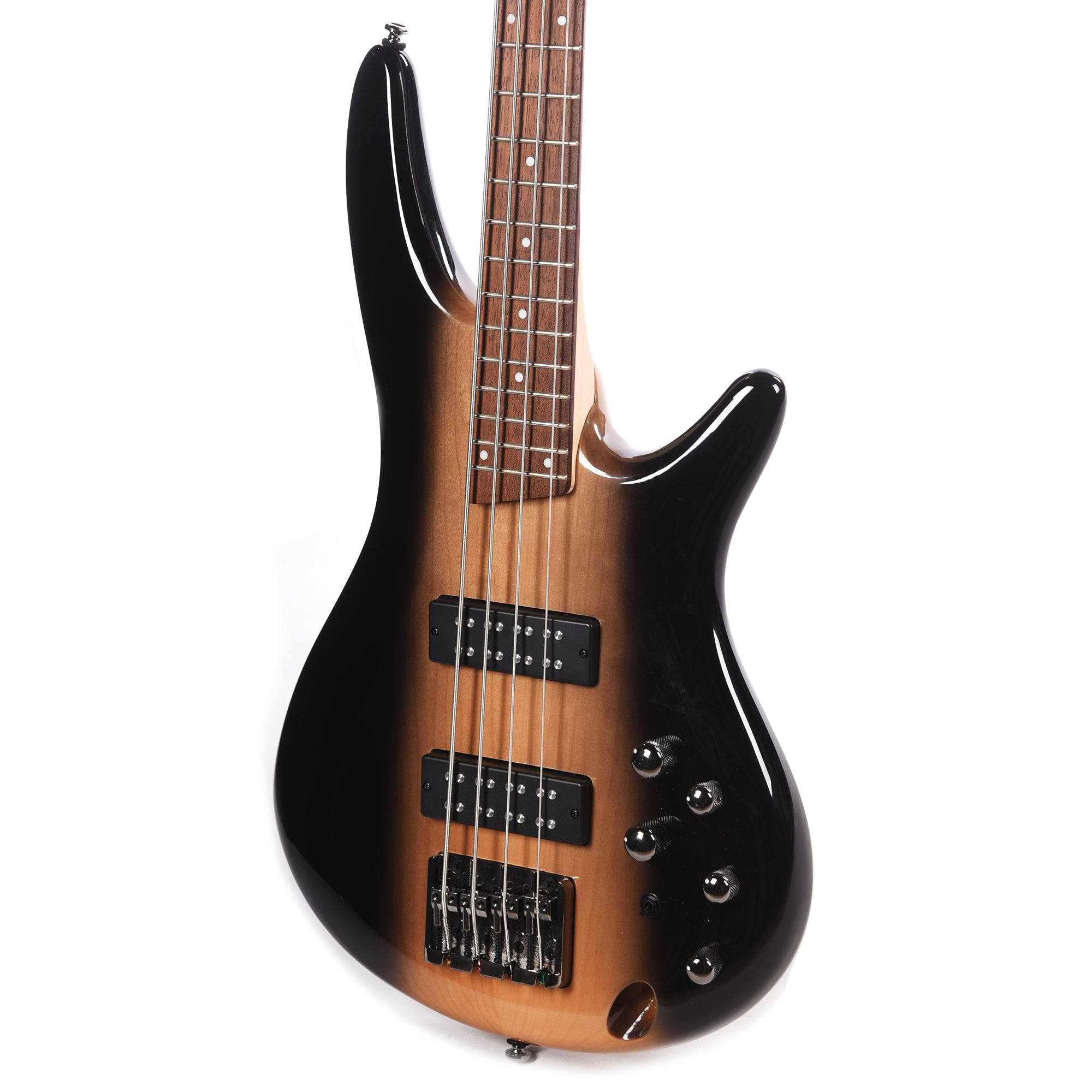 Ibanez SR370E Standard Bass Surreal Black Dual Fade Gloss Bass Guitars / 4-String