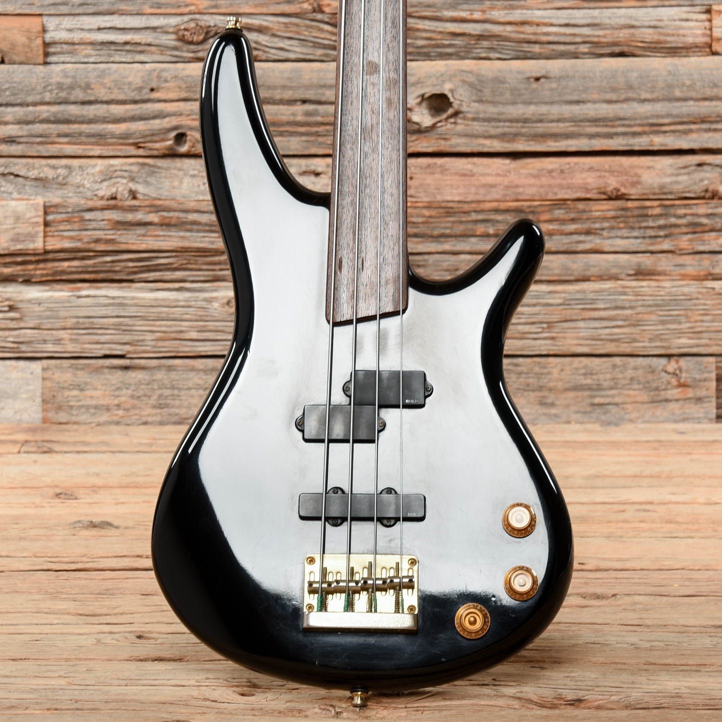 Ibanez SR400FL Fretless Bass Black 2005 Bass Guitars / 4-String