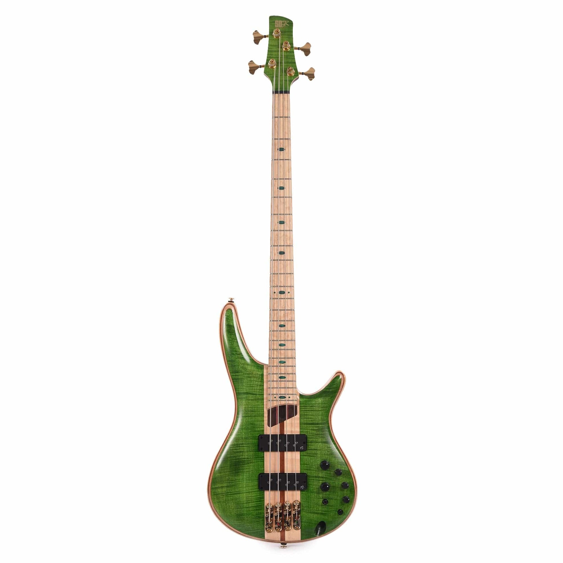 Ibanez SR4FMDX Premium Bass Emerald Green Low Gloss Bass Guitars / 4-String