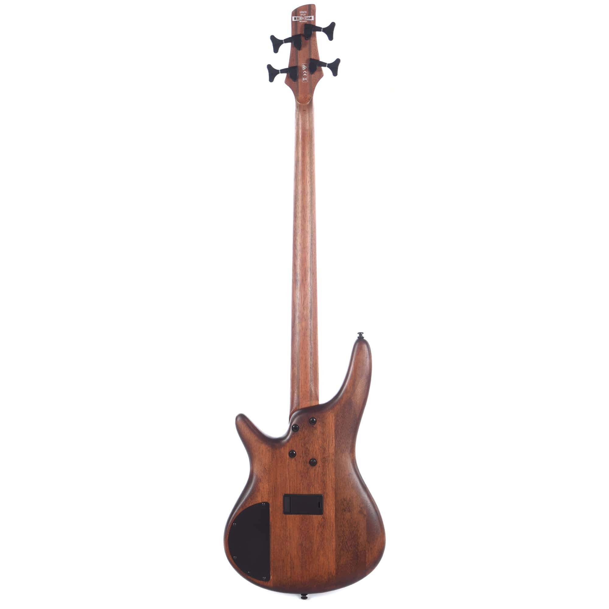 Ibanez SR670 SR Standard Bass Silver Wave Black Flat Bass Guitars / 4-String
