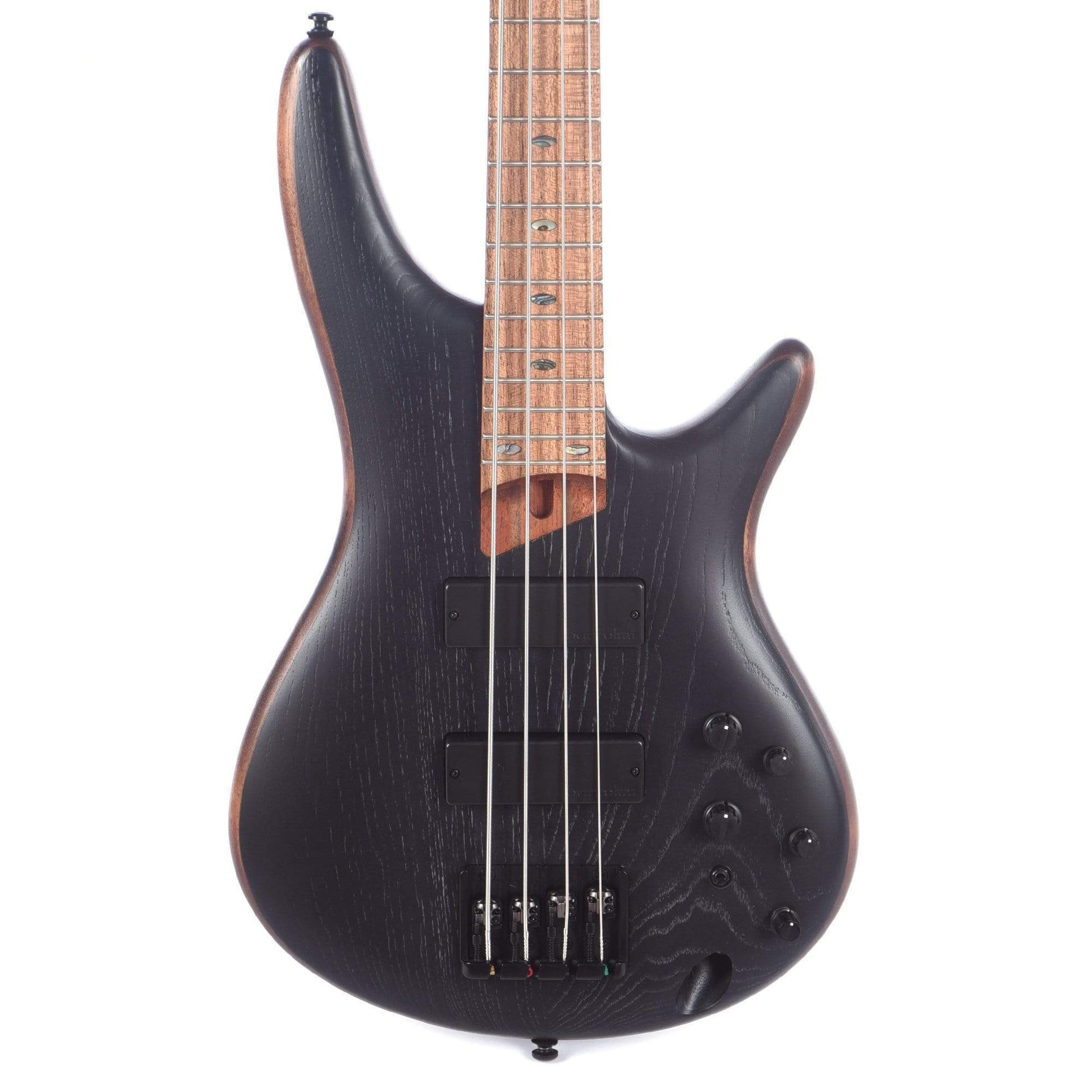 Ibanez SR670 SR Standard Bass Silver Wave Black Flat Bass Guitars / 4-String