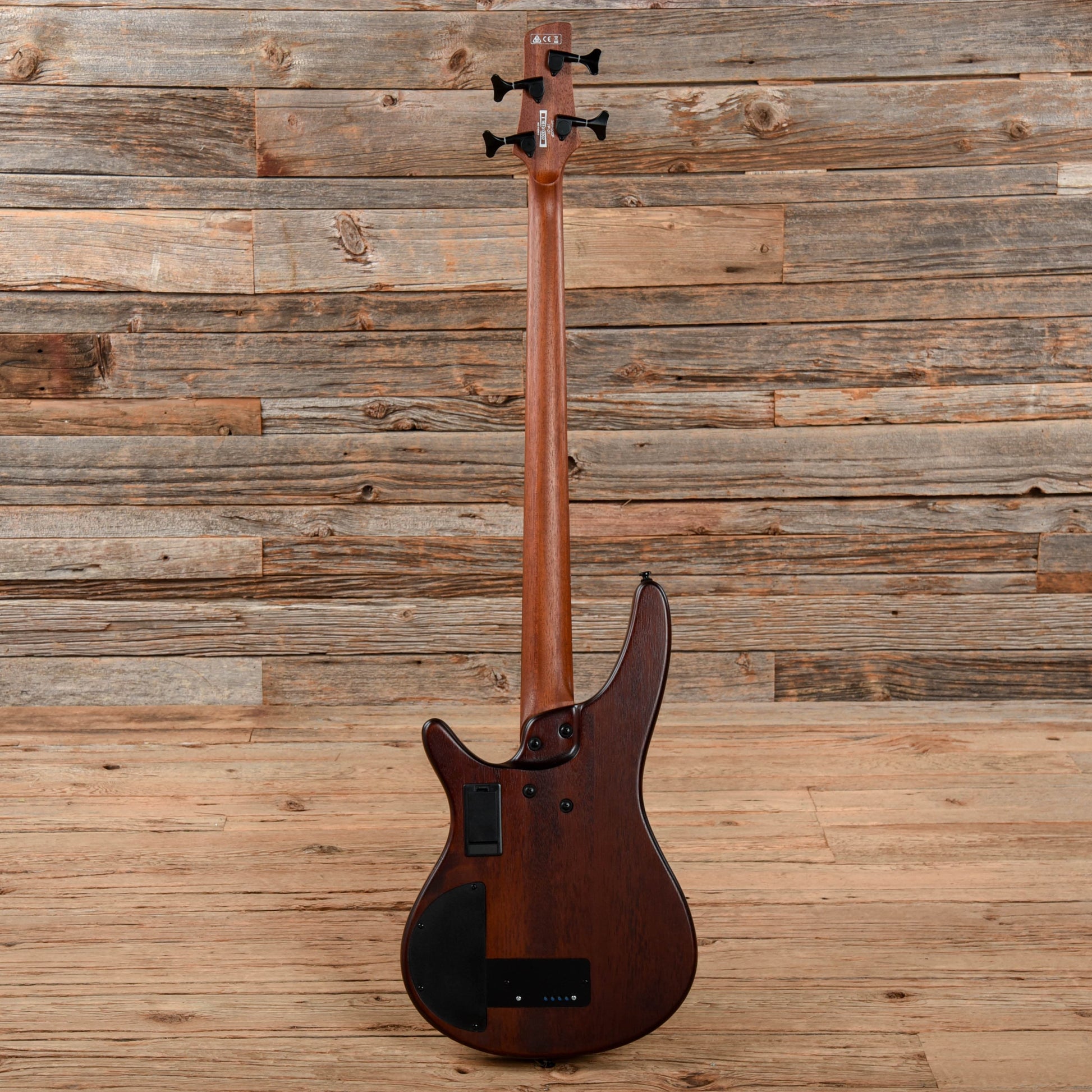 Ibanez SRH500F-NNF Bass Workshop Fretless Semi-Hollow Natural Brown Burst Bass Guitars / 4-String