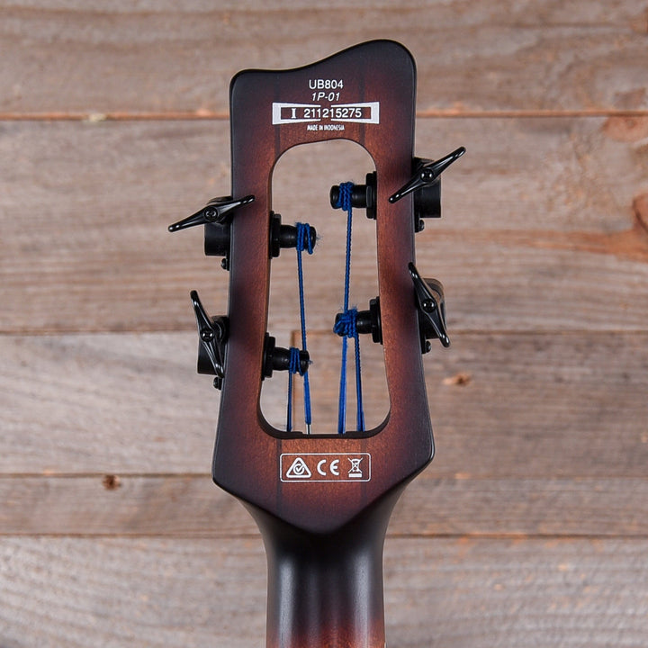 Ibanez UB804 Upright Bass Mahogany Oil Burst w/Tama Roadpro Stand