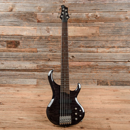Ibanez BTB406QM 6-String Bass Transparent Black Bass Guitars / 5-String or More