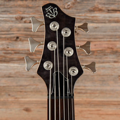 Ibanez BTB406QM 6-String Bass Transparent Black Bass Guitars / 5-String or More