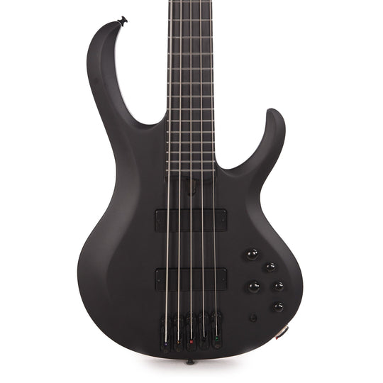 Ibanez BTB625EX Iron Label 5-String Bass Black Flat Bass Guitars / 5-String or More