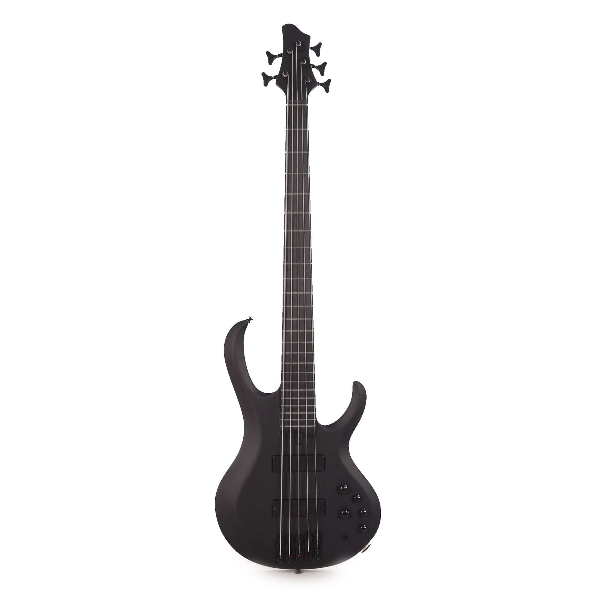 Ibanez BTB625EX Iron Label 5-String Bass Black Flat Bass Guitars / 5-String or More