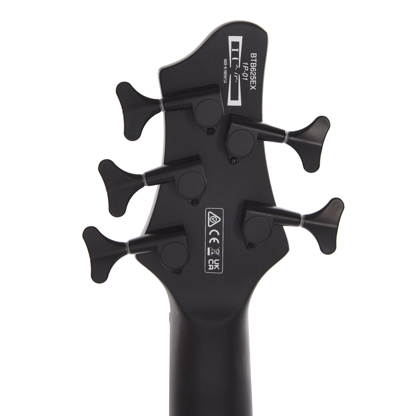 Ibanez BTB625EX Iron Label 5-String Bass Black Flat Bass Guitars / 5-String or More