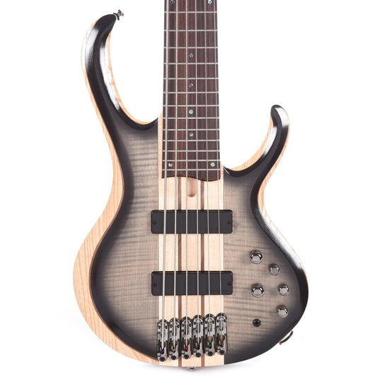Ibanez BTB766 Standard 6-String Bass Charcoal Black Burst Low Gloss Bass Guitars / 5-String or More