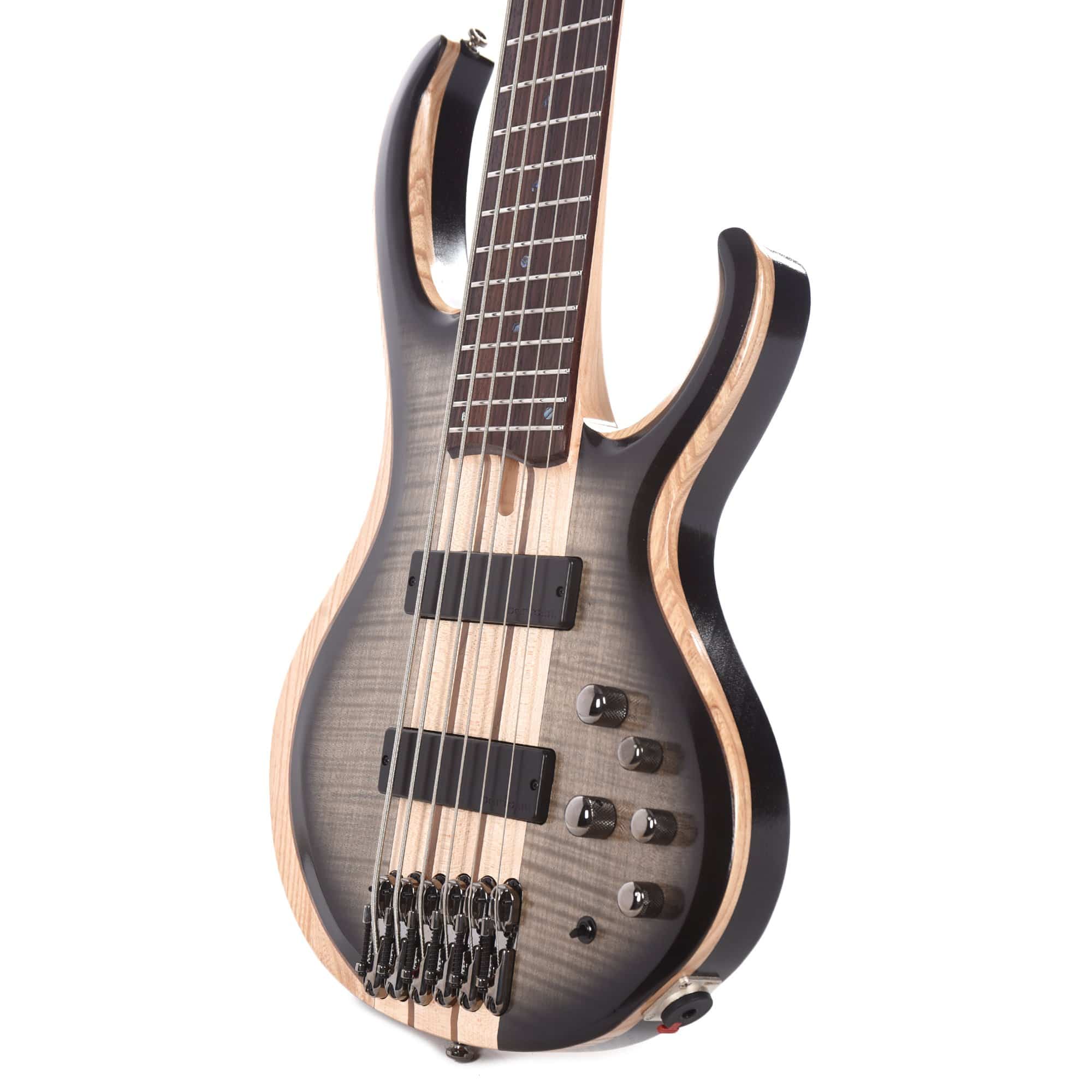 Ibanez BTB766 Standard 6-String Bass Charcoal Black Burst Low Gloss Bass Guitars / 5-String or More
