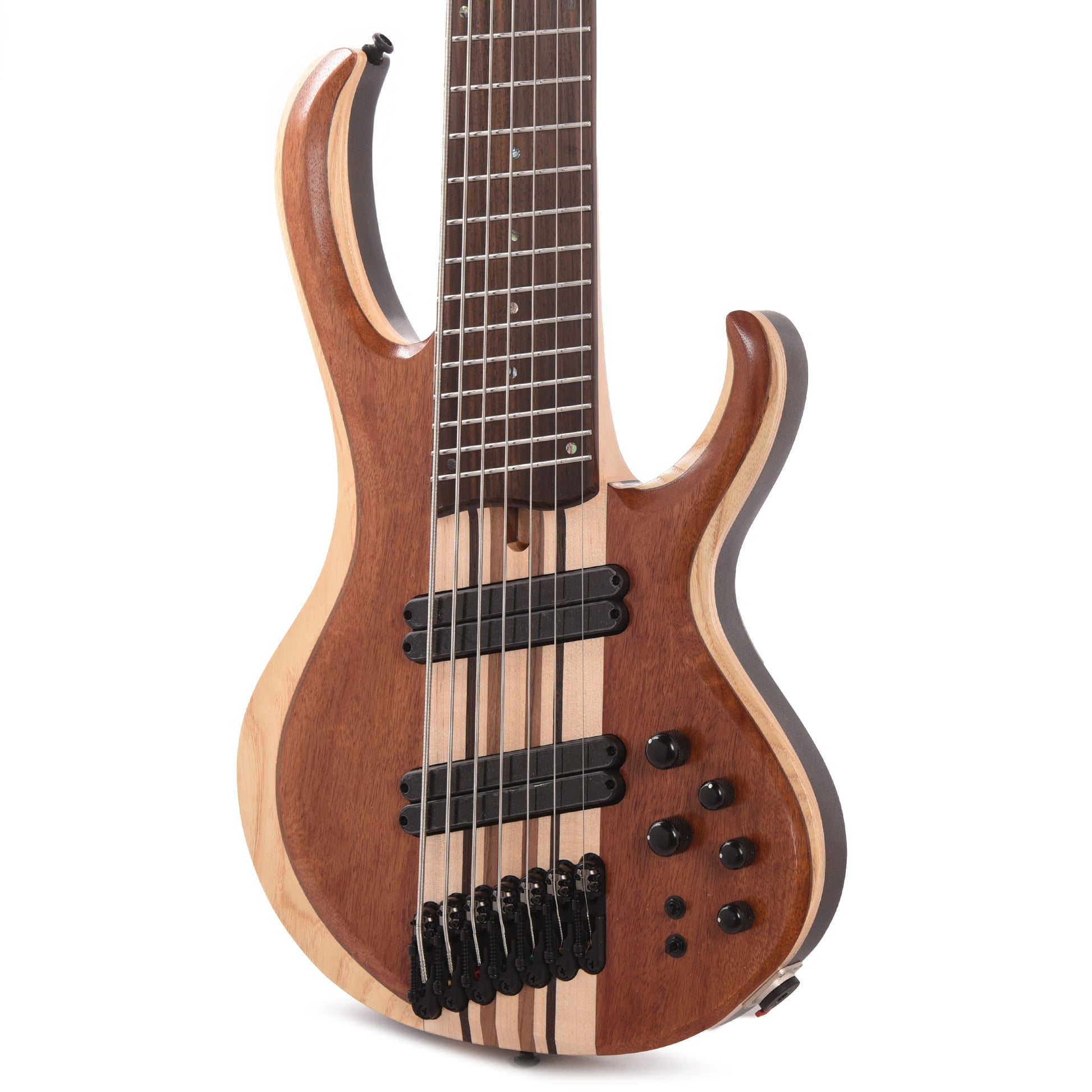 Ibanez BTB7MSNML Bass Workshop 7-String Multi Scale Electric Bass Natural Mocha Low Gloss Bass Guitars / 5-String or More