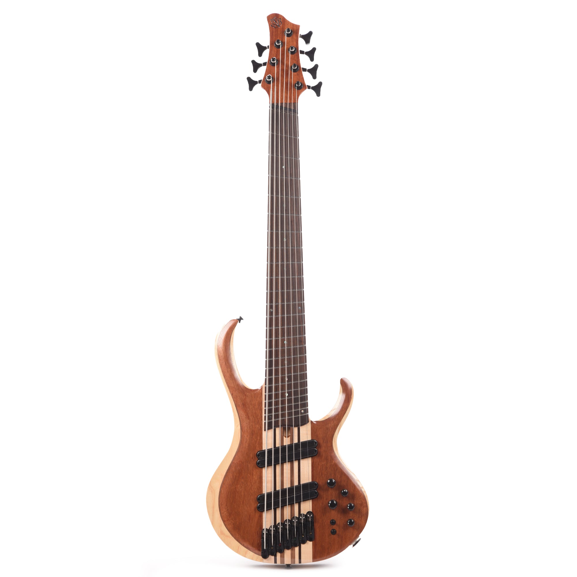 Ibanez BTB7MSNML Bass Workshop 7-String Multi Scale Electric Bass Natural Mocha Low Gloss Bass Guitars / 5-String or More