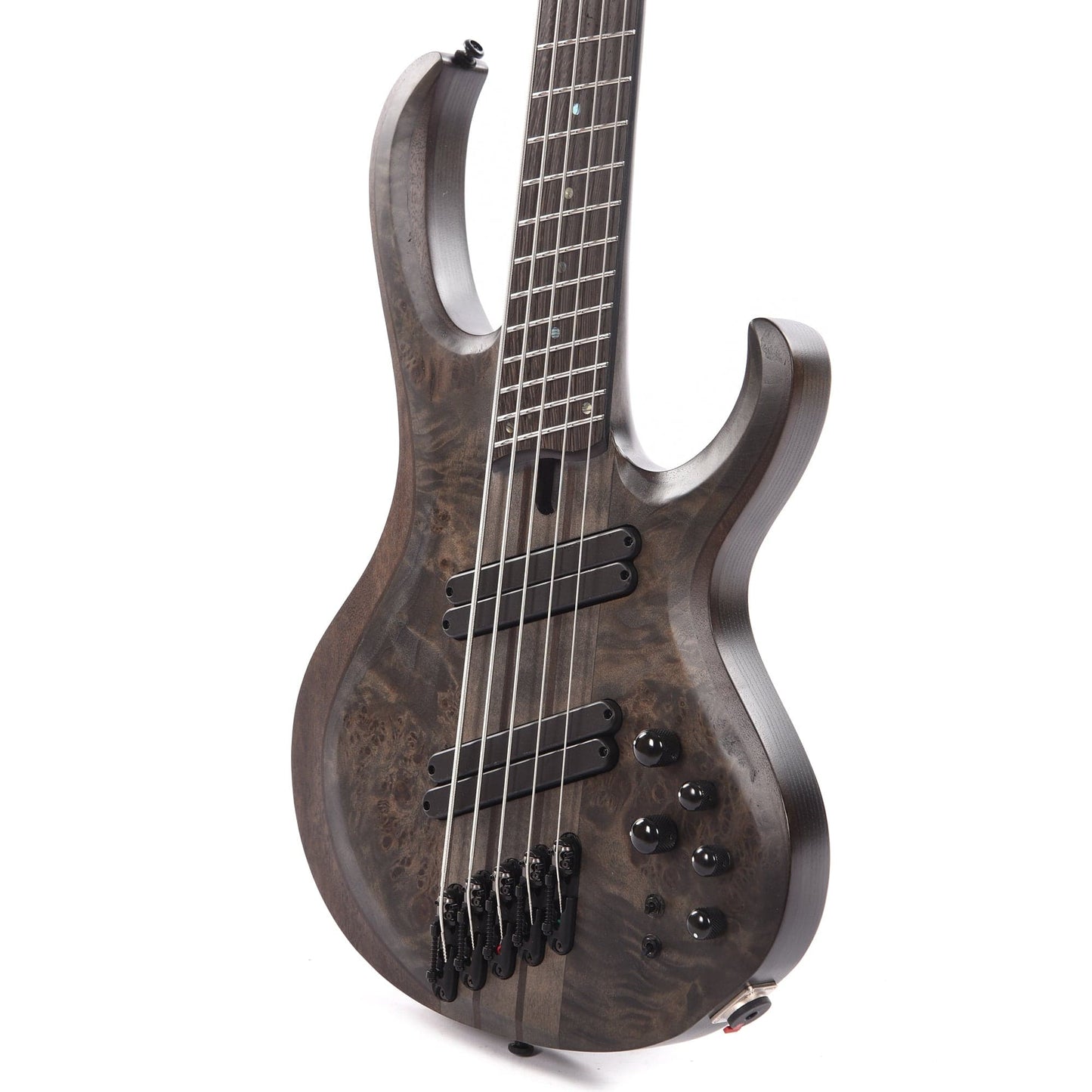 Ibanez BTB805MS Bass Workshop 5-String Bass Multi-Scale Transparent Gray Flat Bass Guitars / 5-String or More