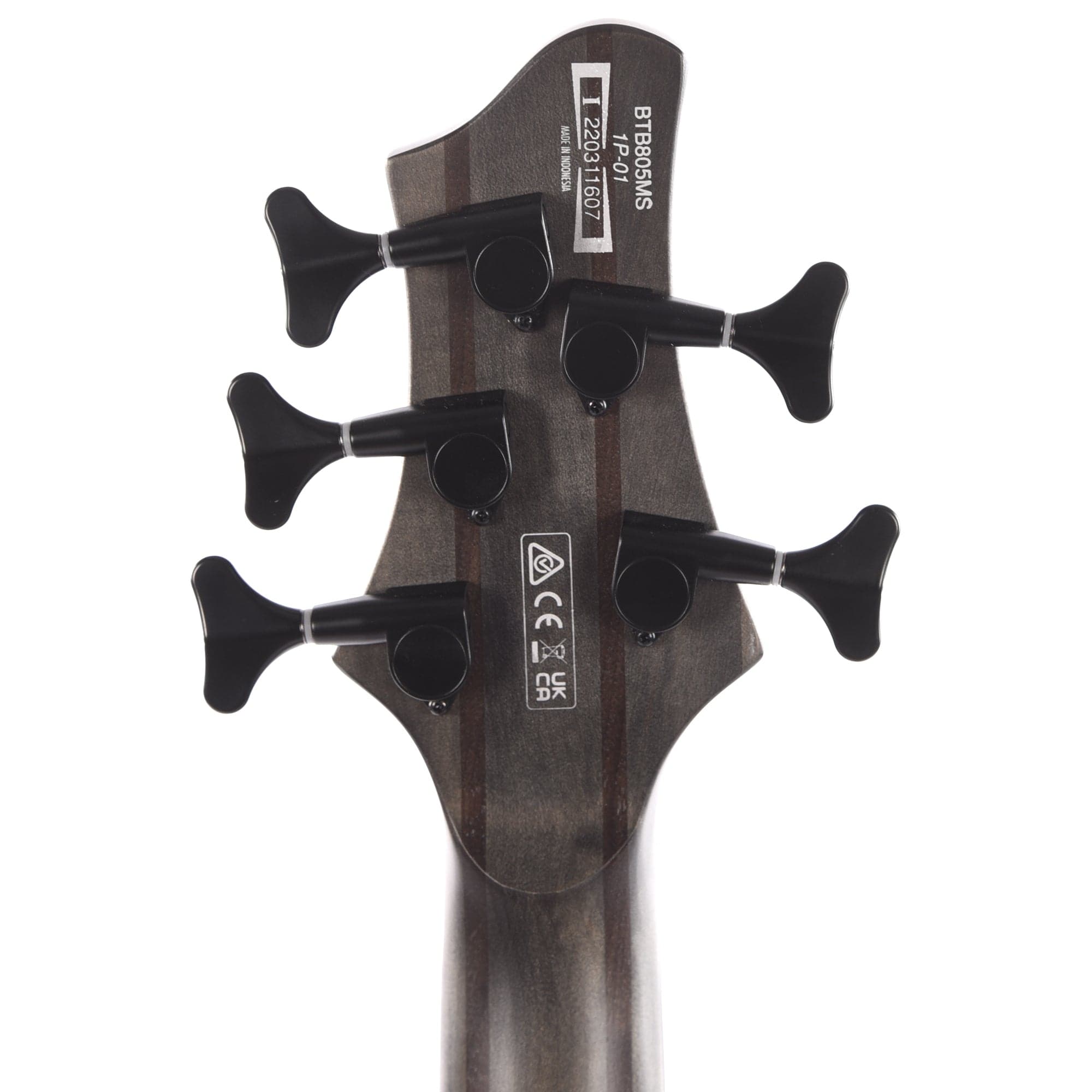 Ibanez BTB805MS Bass Workshop 5-String Bass Multi-Scale Transparent Gray Flat Bass Guitars / 5-String or More