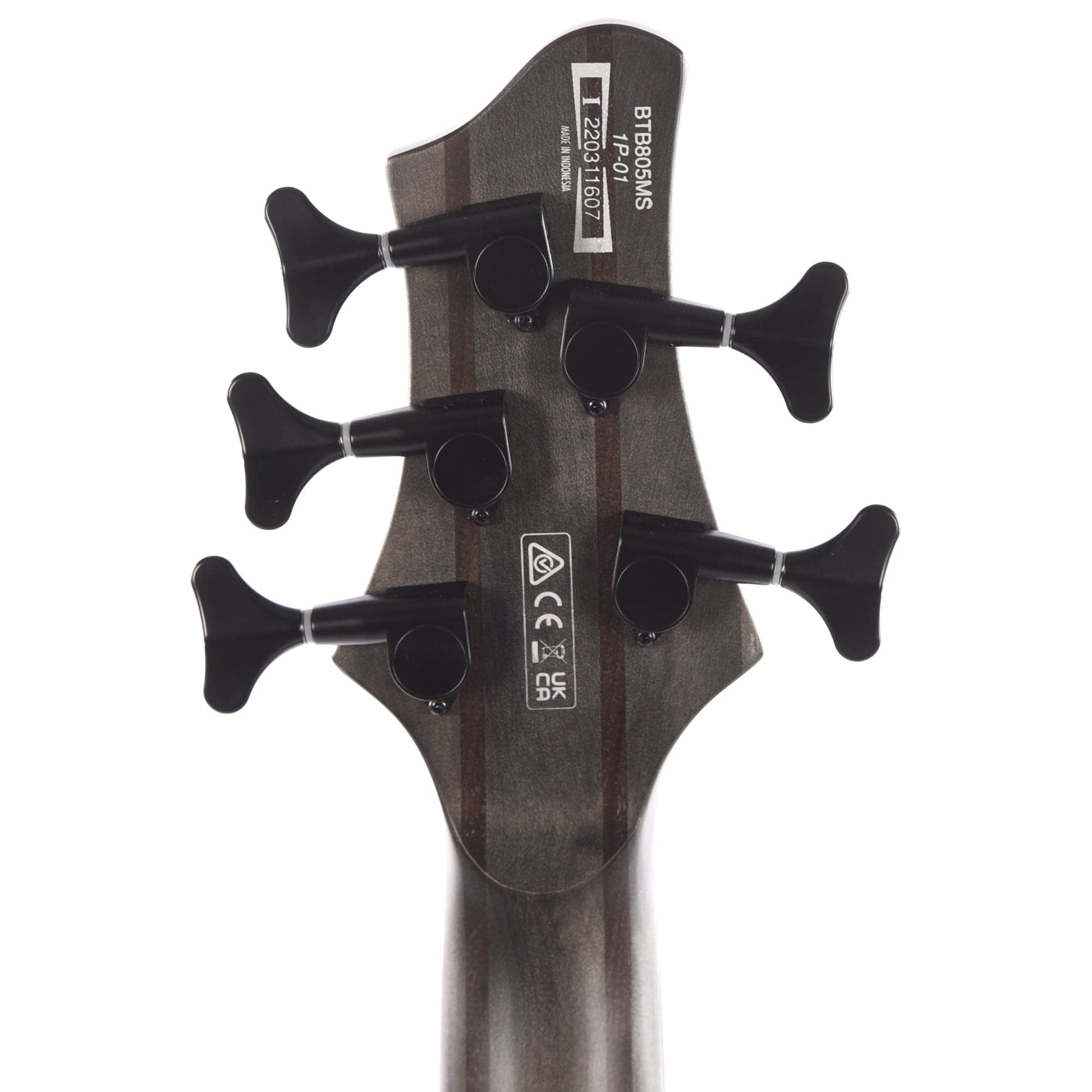 Ibanez BTB805MS Bass Workshop 5-String Bass Multi-Scale Transparent Gray Flat Bass Guitars / 5-String or More