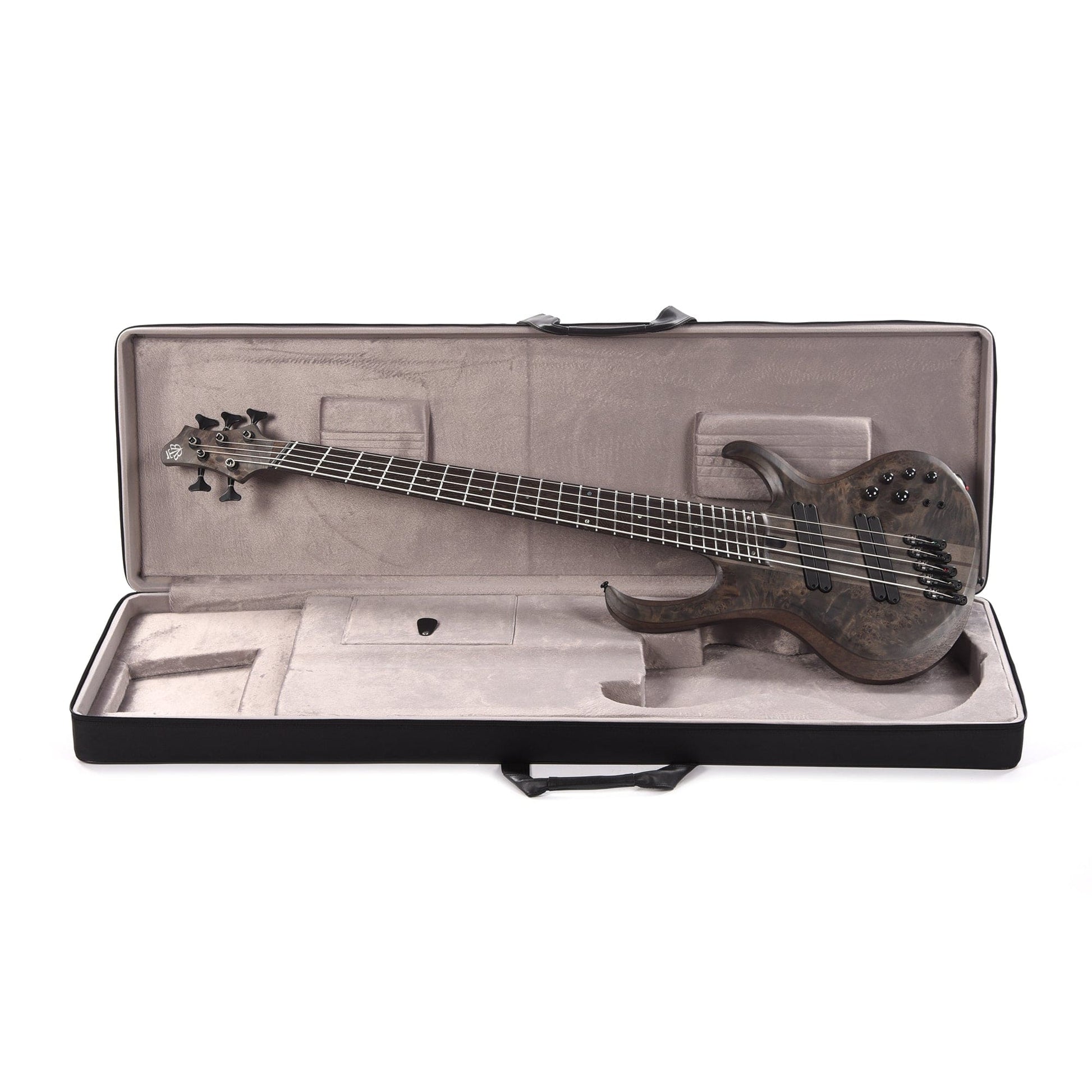 Ibanez BTB805MS Bass Workshop 5-String Bass Multi-Scale Transparent Gray Flat Bass Guitars / 5-String or More