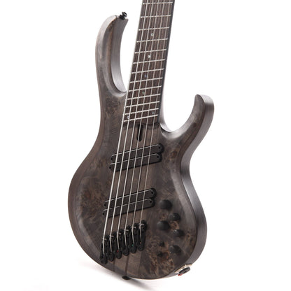 Ibanez BTB806MS Bass Workshop 6-String Bass Multi-Scale Transparent Gray Flat Bass Guitars / 5-String or More