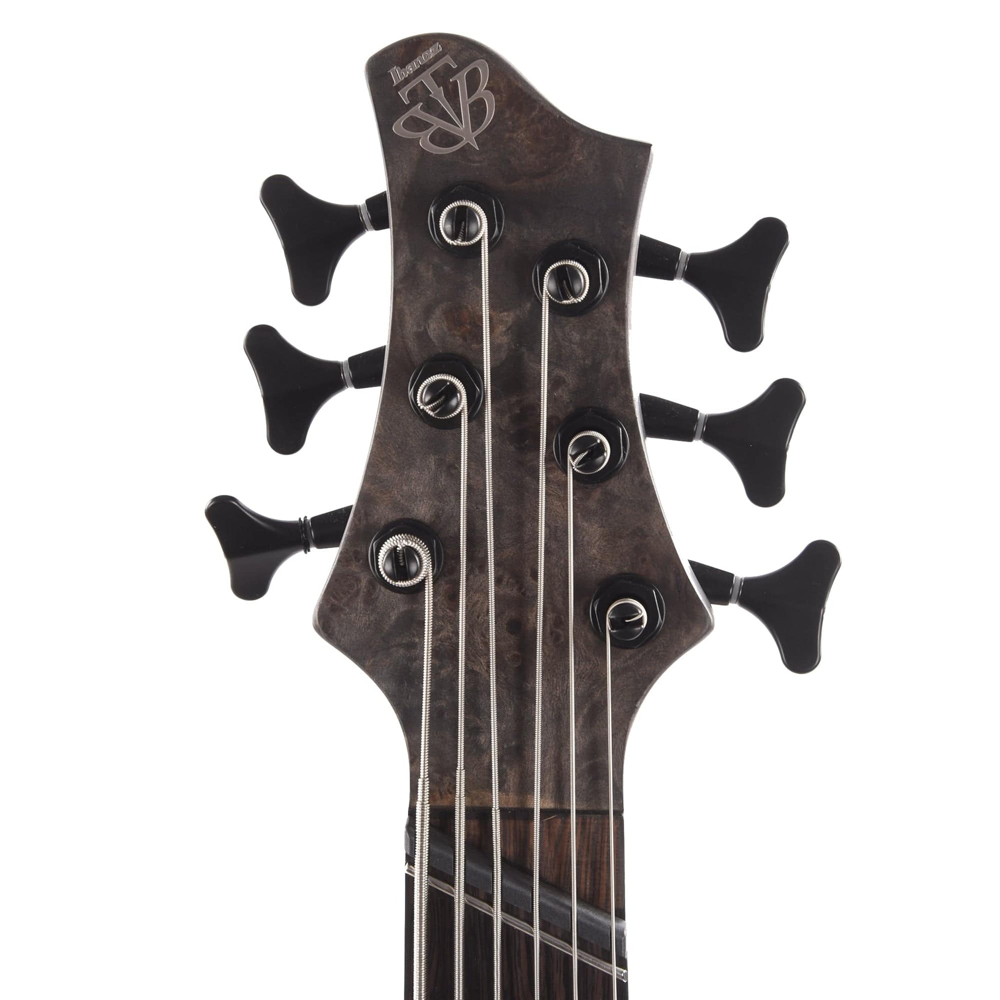 Ibanez BTB806MS Bass Workshop 6-String Bass Multi-Scale Transparent Gray Flat Bass Guitars / 5-String or More