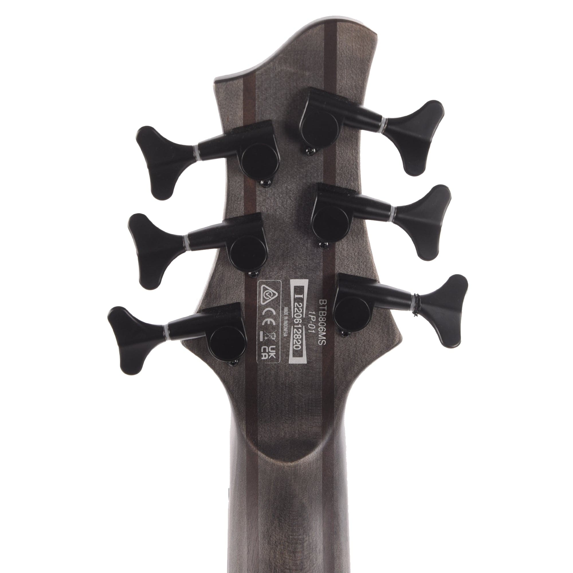 Ibanez BTB806MS Bass Workshop 6-String Bass Multi-Scale Transparent Gray Flat Bass Guitars / 5-String or More