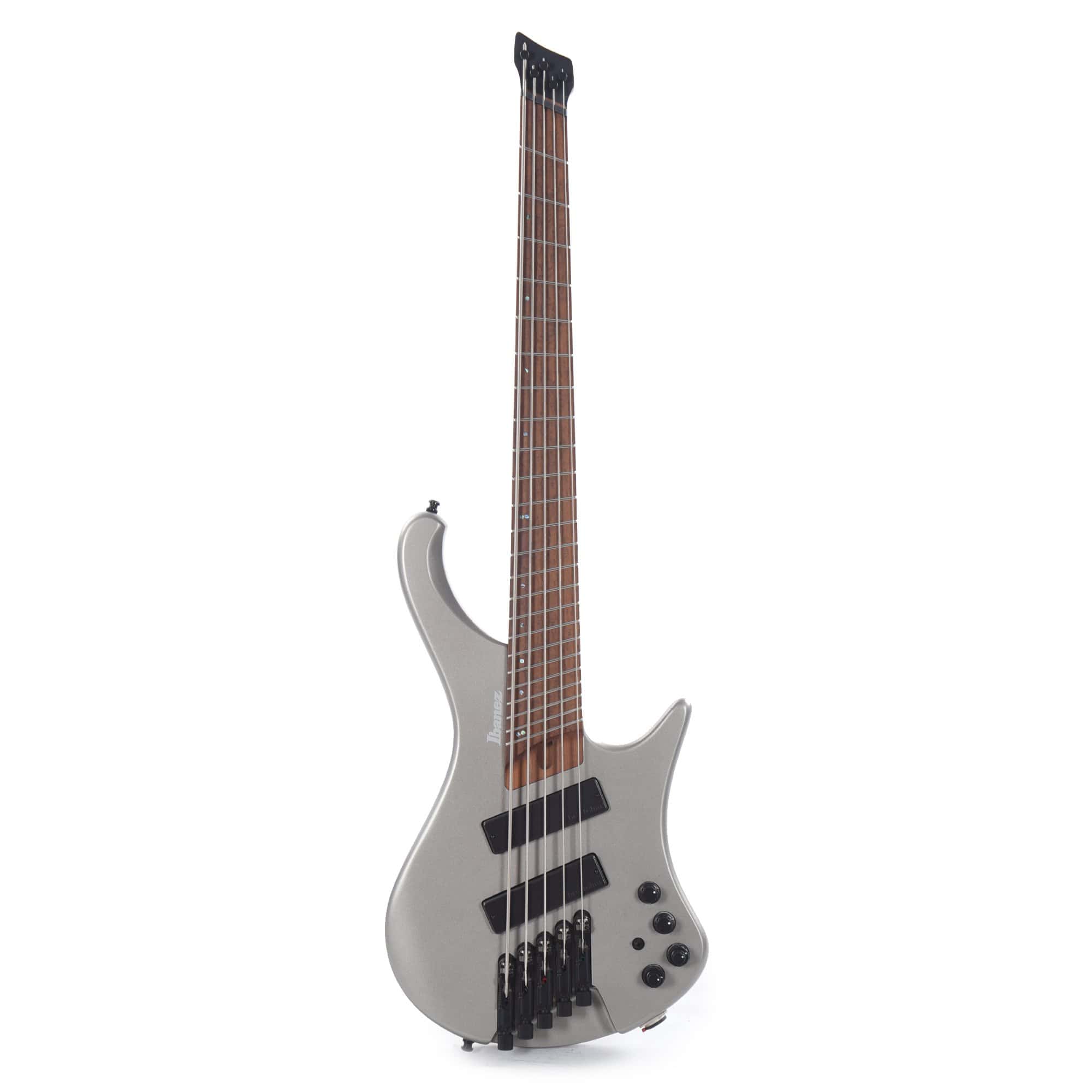 Ibanez EHB1005SMS Ergonomic Headless Bass 5-String Multi Scale Metallic Gray Matte Bass Guitars / 5-String or More
