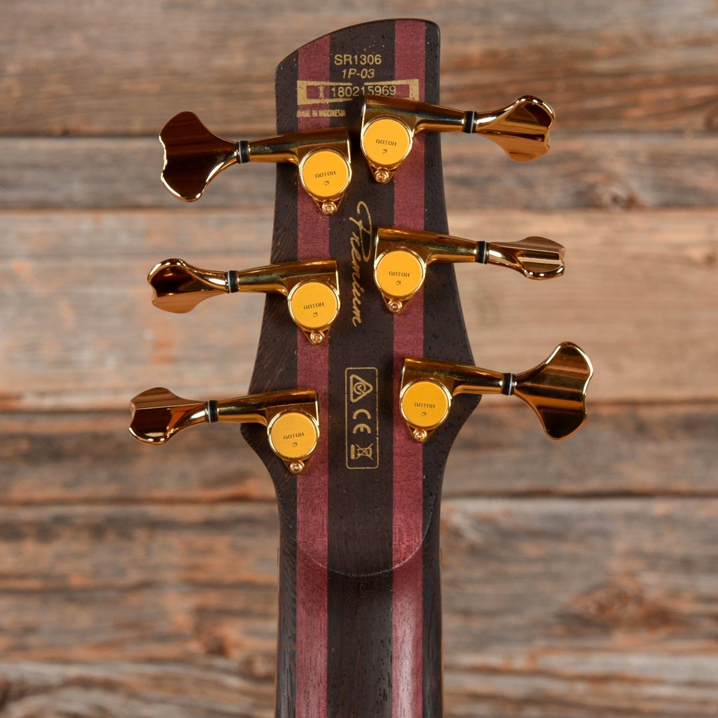 Ibanez SR1306 Premium Natural 2018 Bass Guitars / 5-String or More