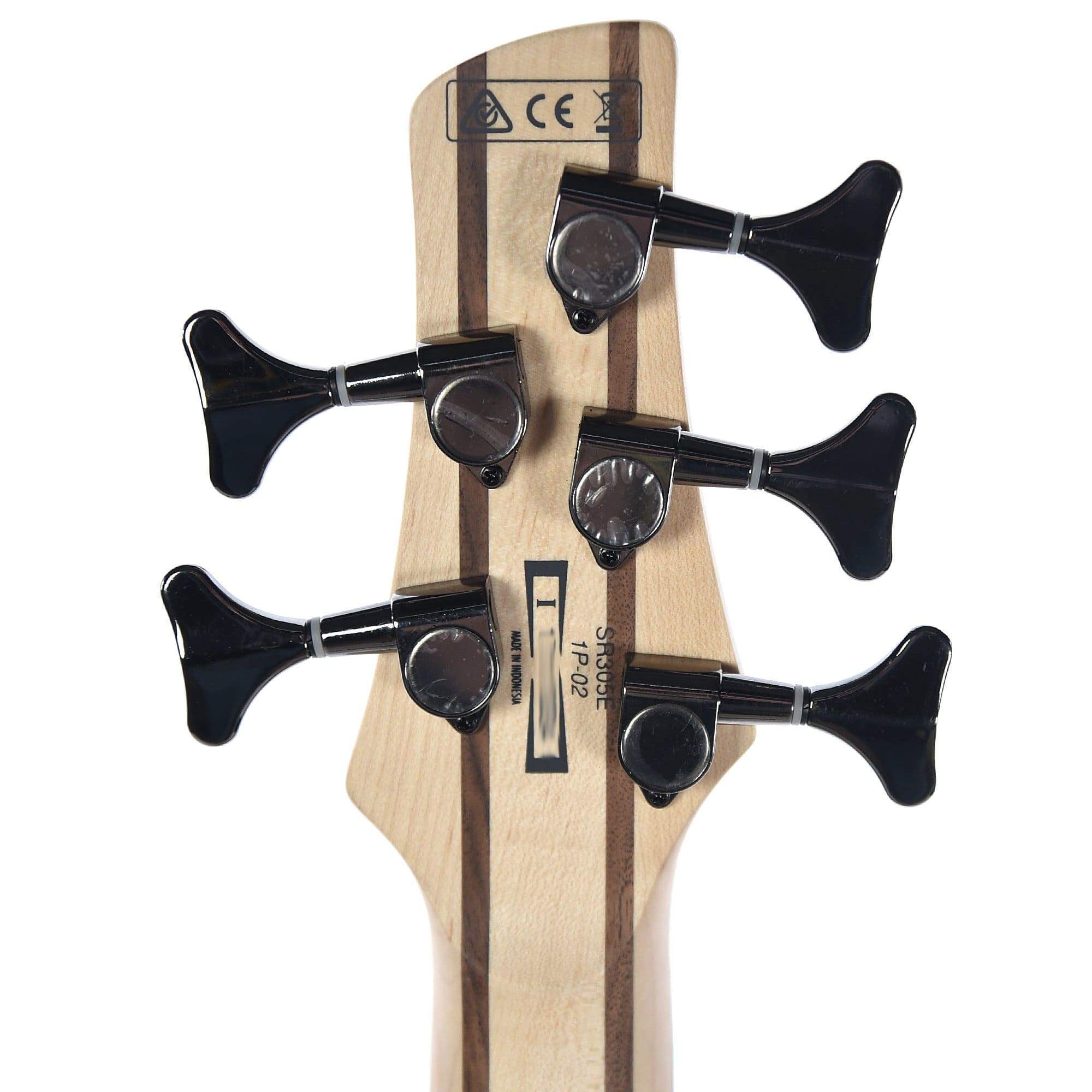 Ibanez SR305E SR Standard 5-String Bass Black Planet Matte Bundle w/ Ibanez Gig Bag, Stand, Tuner and Strap Bass Guitars / 5-String or More