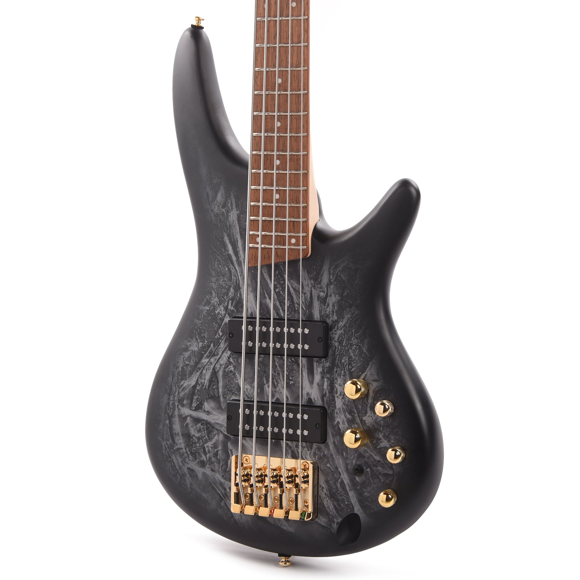 Ibanez SR305EDXBZM Standard 5-String Electric Bass Black Ice Frozen Matte Bass Guitars / 5-String or More