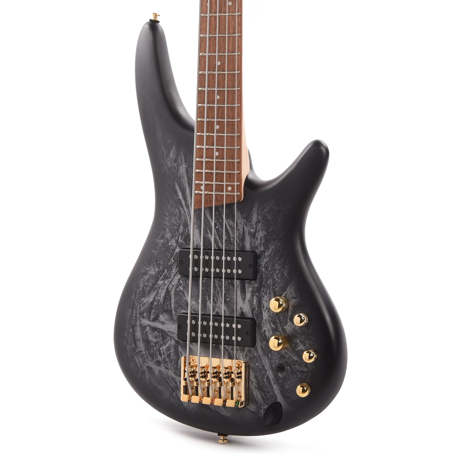 Ibanez SR305EDXBZM Standard 5-String Electric Bass Black Ice Frozen Matte Bass Guitars / 5-String or More