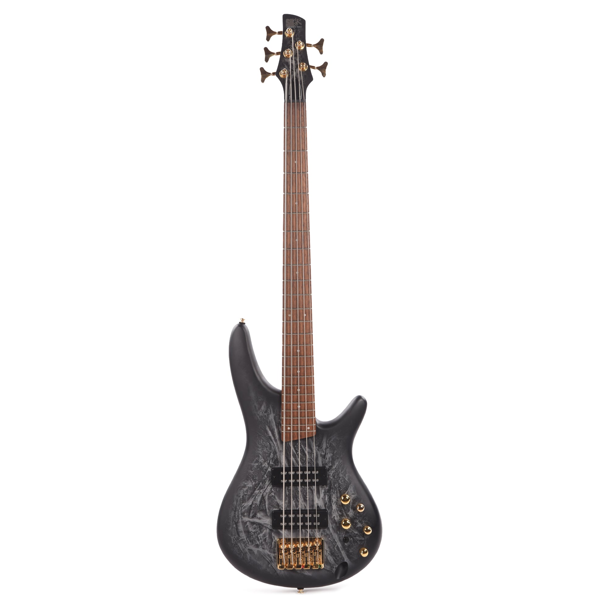 Ibanez SR305EDXBZM Standard 5-String Electric Bass Black Ice Frozen Matte Bass Guitars / 5-String or More