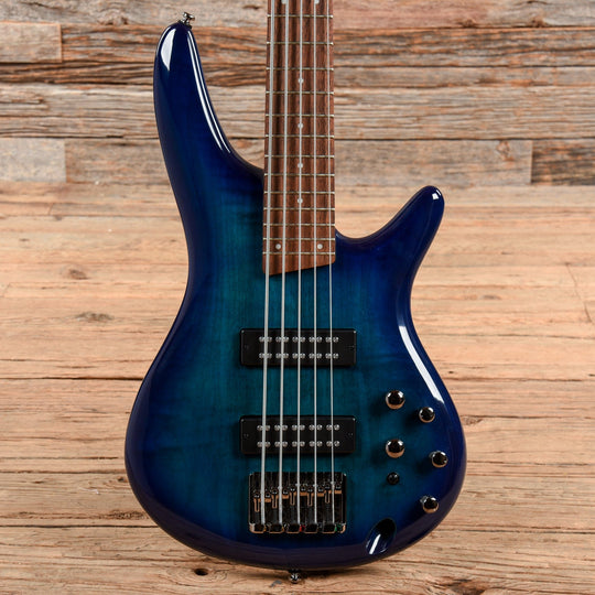 Ibanez SR375E Soundgear Standard 5-String Sapphire Blue 2021 Bass Guitars / 5-String or More