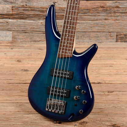 Ibanez SR375E Soundgear Standard 5-String Sapphire Blue 2021 Bass Guitars / 5-String or More
