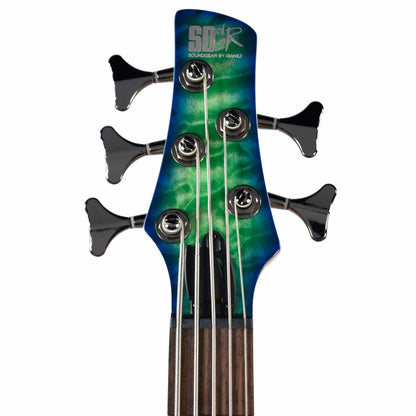 Ibanez SR405EQM 5 String Surreal Blue Burst Gloss Bass Guitars / 5-String or More
