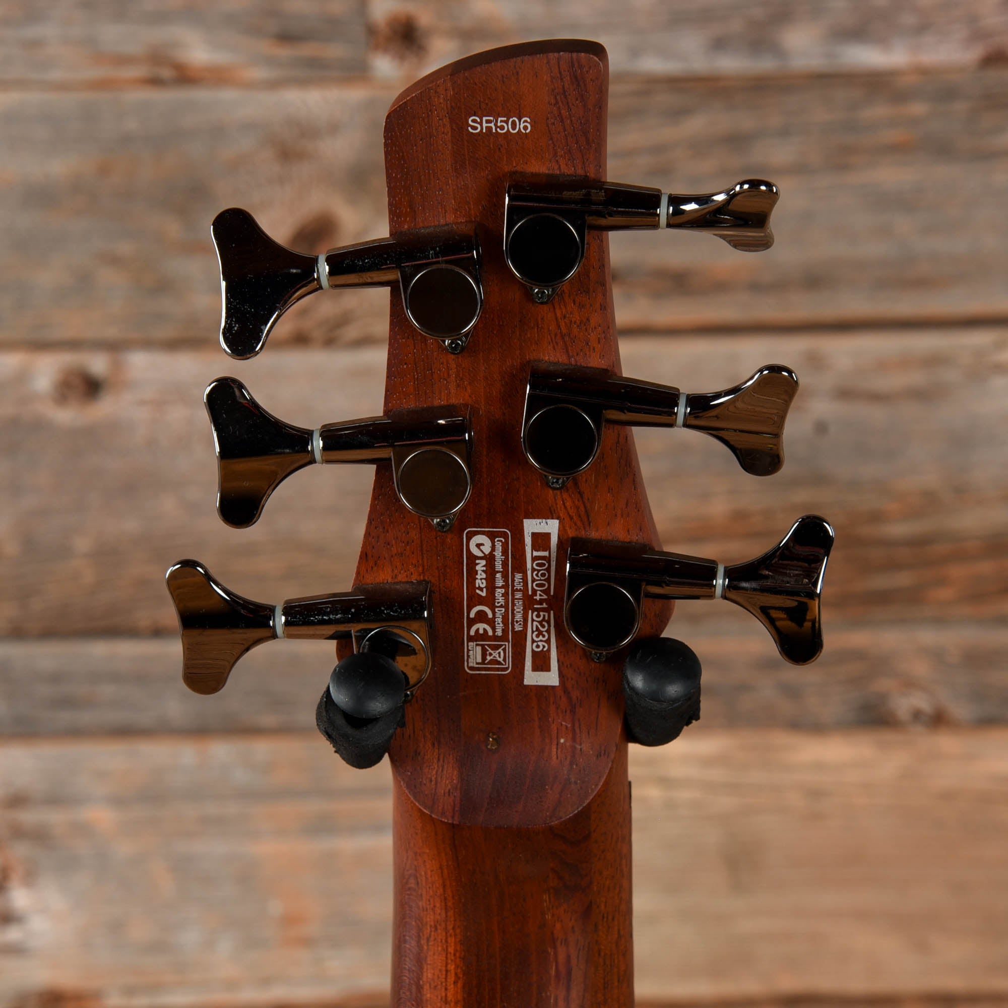 Ibanez SR506 6-String Bass Walnut Stain 2009 – Chicago Music Exchange