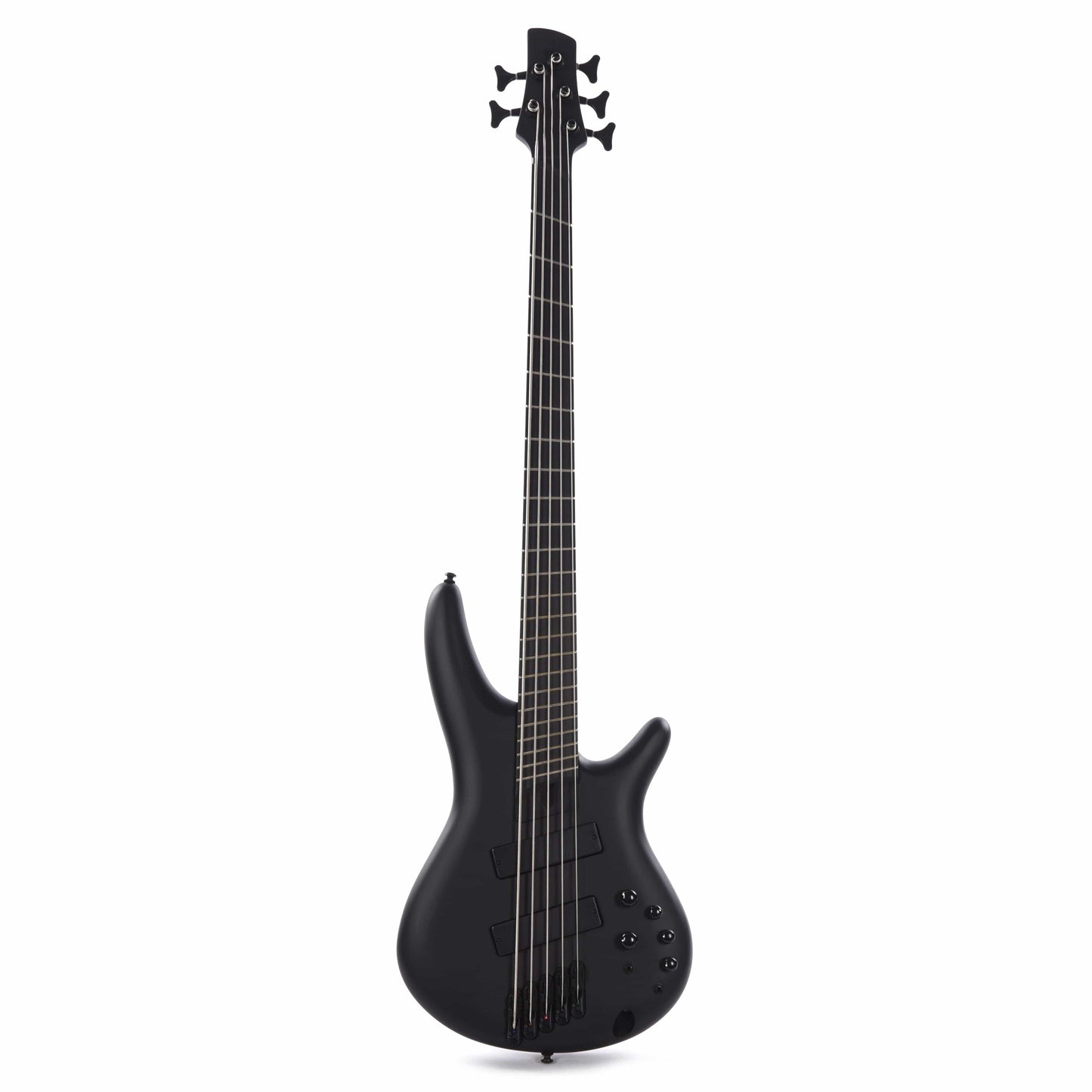 Ibanez SRMS625EX Iron Label 5-String Bass Multiscale Black Flat Bass Guitars / 5-String or More