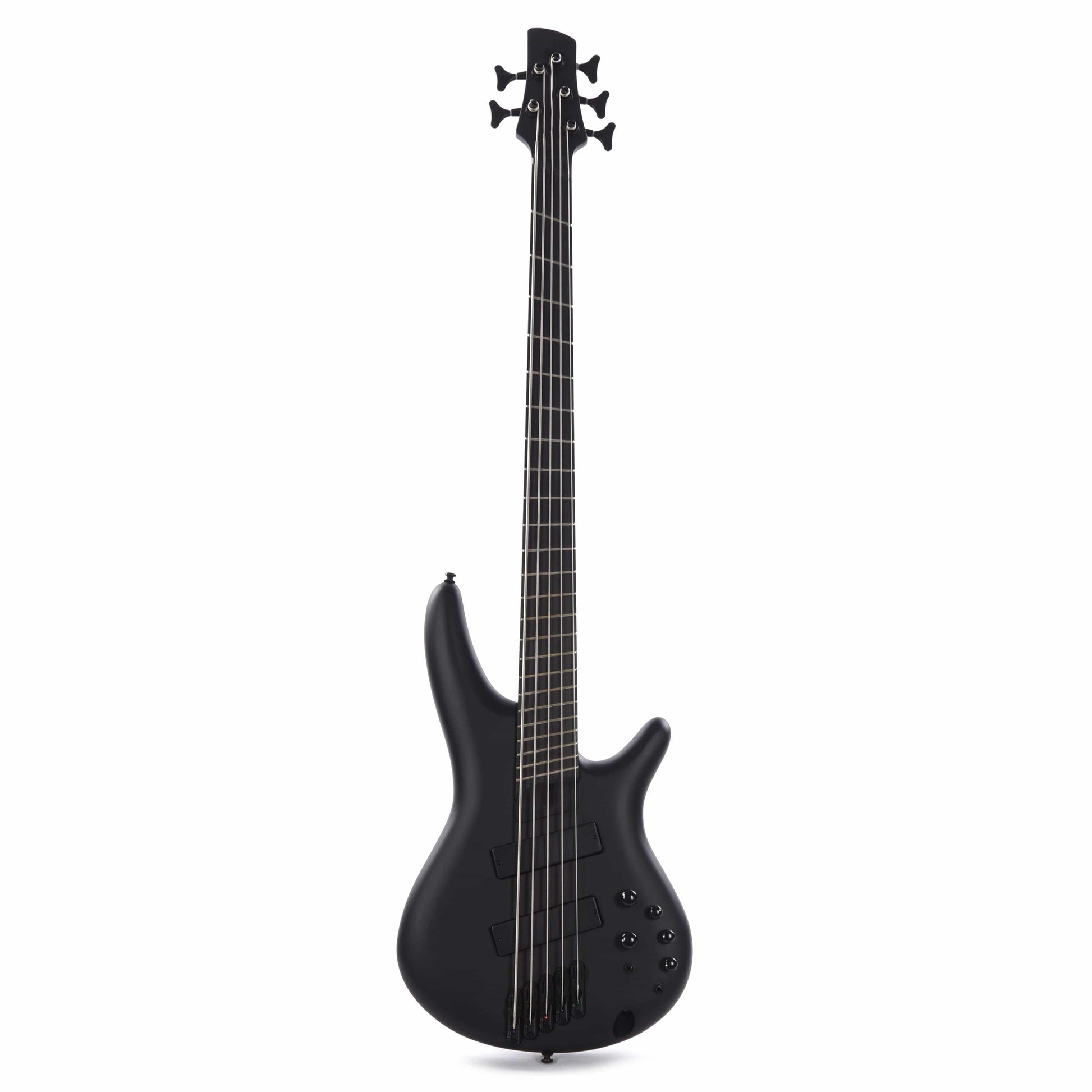 Ibanez SRMS625EX Iron Label 5-String Bass Multiscale Black Flat Bass Guitars / 5-String or More