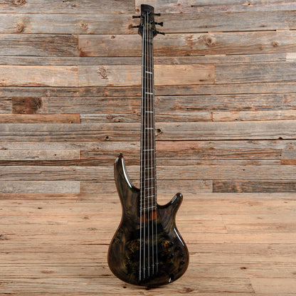 Ibanez SRMS805 Soundgear Poplar Burl Top Multi-Scale Fanned-Fret 5-String Bass Deep Twilight 2019 Bass Guitars / 5-String or More