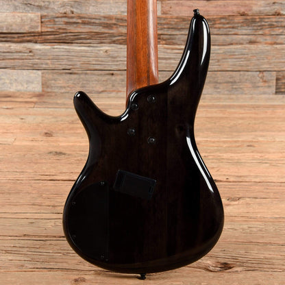 Ibanez SRMS805 Soundgear Poplar Burl Top Multi-Scale Fanned-Fret 5-String Bass Deep Twilight 2021 Bass Guitars / 5-String or More