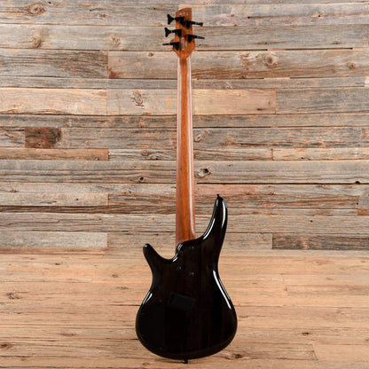 Ibanez SRMS805 Soundgear Poplar Burl Top Multi-Scale Fanned-Fret 5-String Bass Deep Twilight 2021 Bass Guitars / 5-String or More