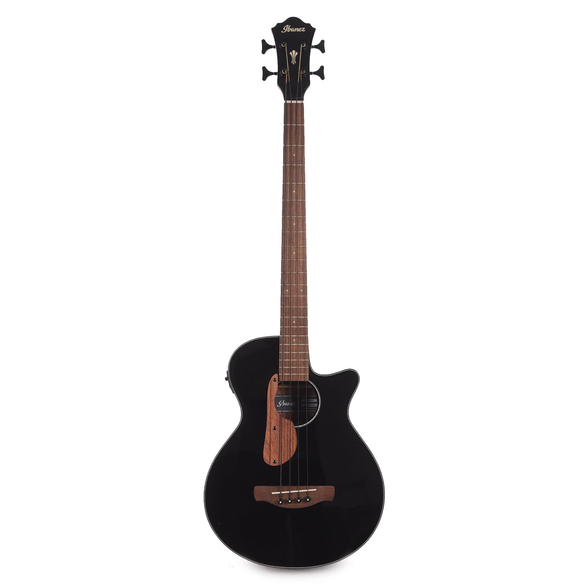 Ibanez AEGB24E AEG Acoustic-Electic Bass Sapele Black Bass Guitars / Acoustic Bass Guitars