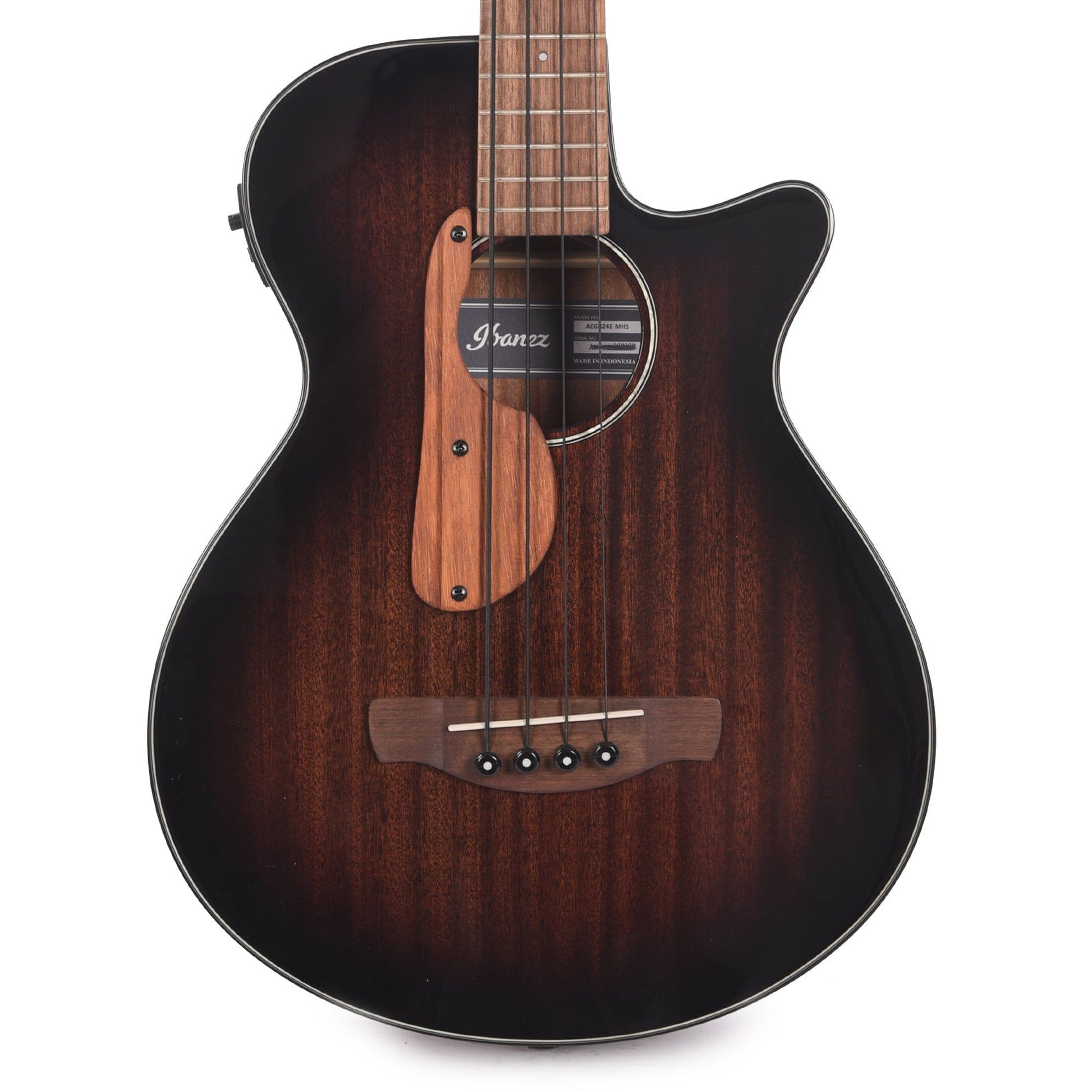 Ibanez AEGB24E AEG Acoustic-Electric Bass Sapele Sunburst Bass Guitars / Acoustic Bass Guitars