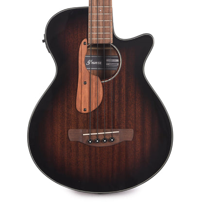 Ibanez AEGB24E AEG Acoustic-Electric Bass Sapele Sunburst Bass Guitars / Acoustic Bass Guitars