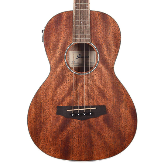 Ibanez PNB14E Parlor Acoustic Bass Open Pore Natural Bass Guitars / Acoustic Bass Guitars