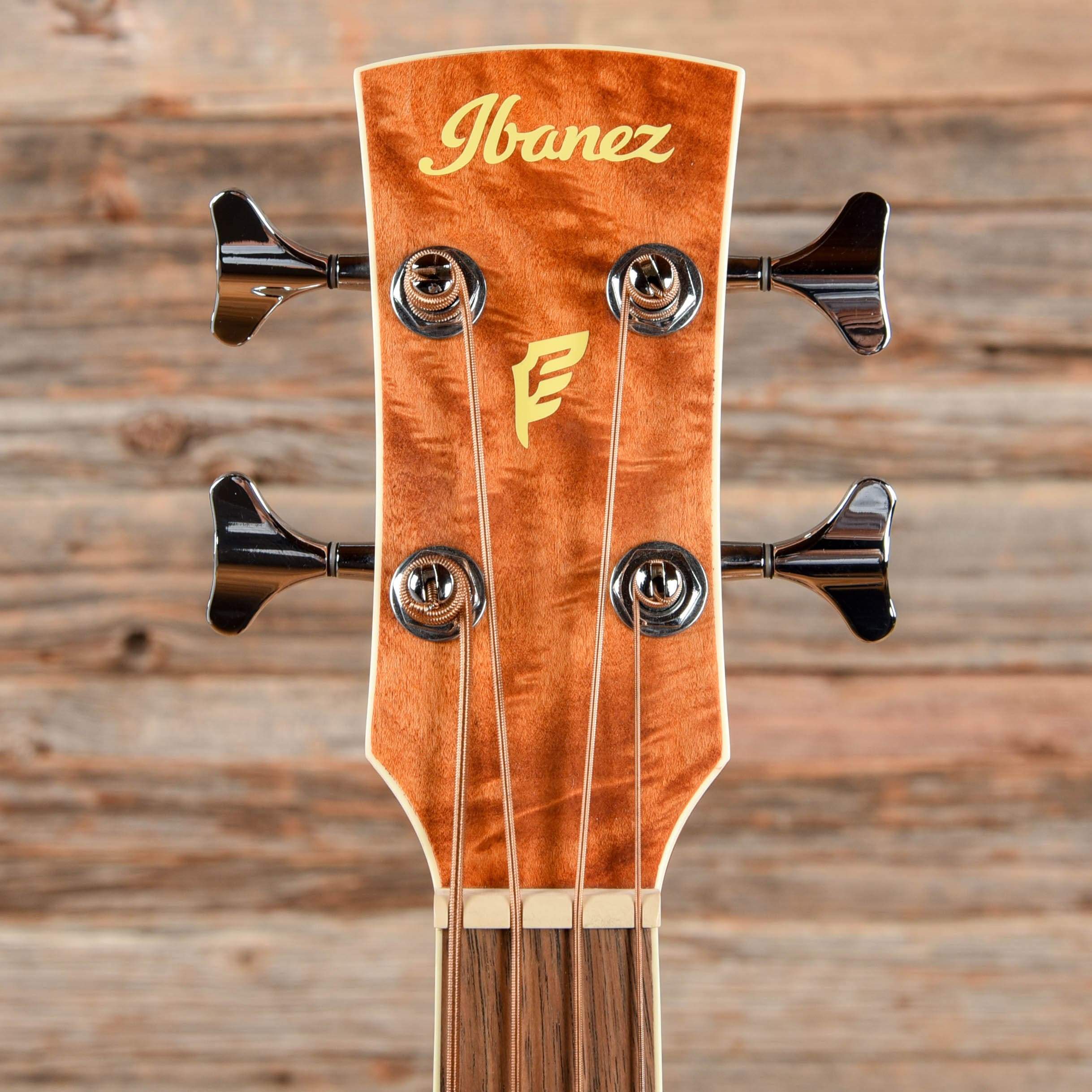 Ibanez PNB14EOPN 4-String Open Pore Parlor Bass Natural Bass Guitars / Short Scale